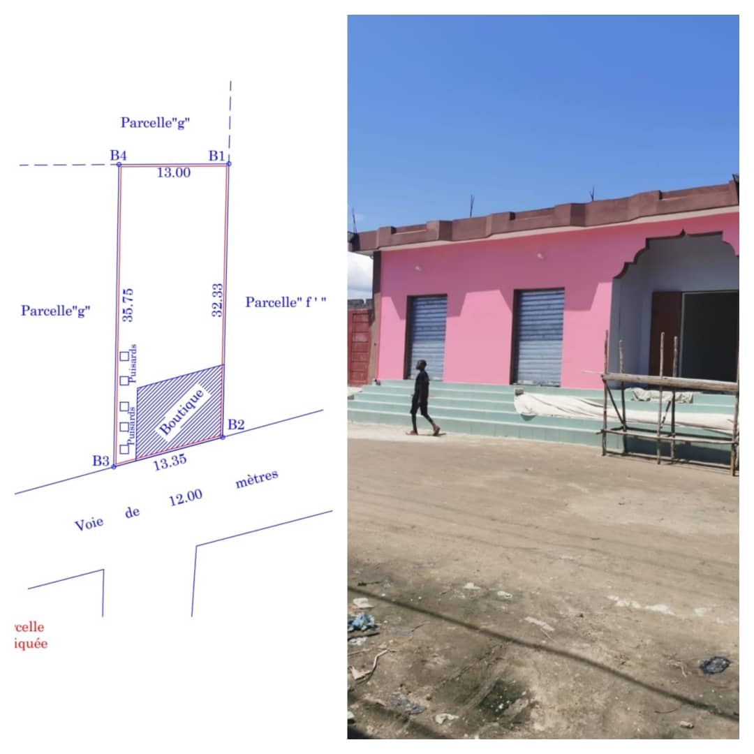 Une Parcelle Recasée de 432m2